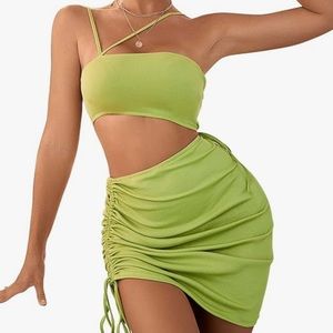 Women’s green night out dress